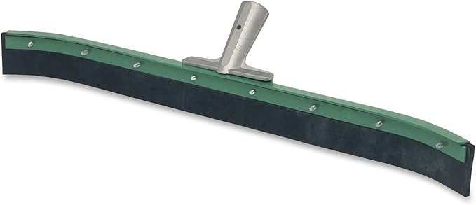 Unger FP60C 24" Aquad ozer Heavy Duty Curved Floor Squeegee with Neoprene Rubber