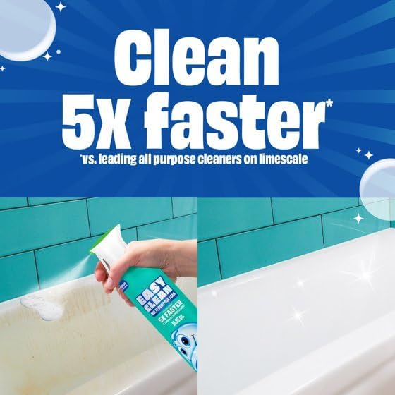 S'crubing B'ubles Easy Clean Multi-Purpose Bathroom Cleaner, Foam Spray, 13.58 oz, 1 Pack