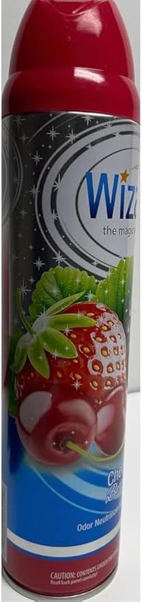 Wizard The Magic of Fresh | Odor Neutralizer & Air Freshener - 10 Oz. Cherry berry (Pack of 6) (Packaging May Vary)