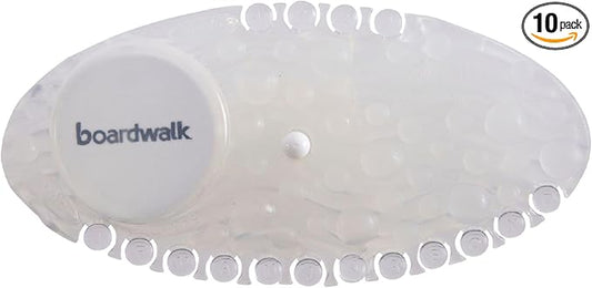 Boardwalk Curve Air Freshener, Mango, Solid, Clear, 10/Box