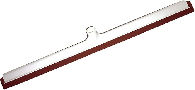 SPARTA Flo-Pac Moss Foam Floor Squeegee Window Squeegee with Plastic Frame for Floor, Bathroom, Kitchen, Concrete, Tile, Garage, Commercial Use, 30 Inches, Red, (Pack of 10)