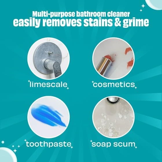 S'crubing B'ubles Easy Clean Multi-Purpose Bathroom Cleaner, Foam Spray, 13.58 oz, 1 Pack