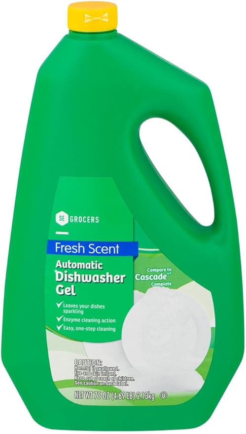 Fresh Scent Dishwasher Gel, 75 Ounce
