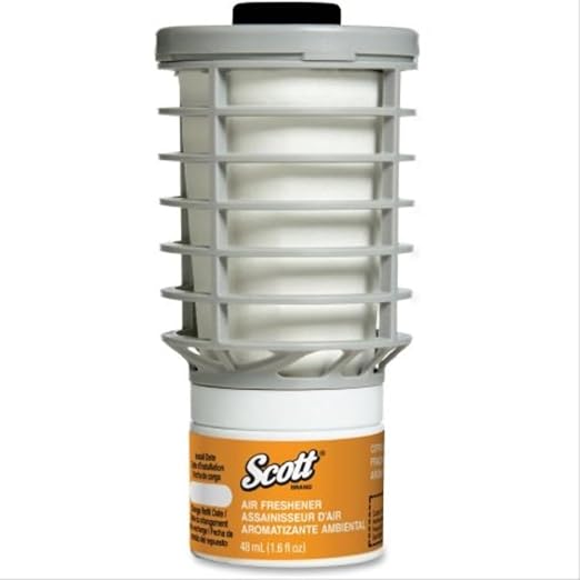 Kimberly-Clark Scott 91067 Continuous Air Freshener Refill with Citrus Fragrance, 2-19/64" Width x 4-25/64" Height x 2-19/64" Depth