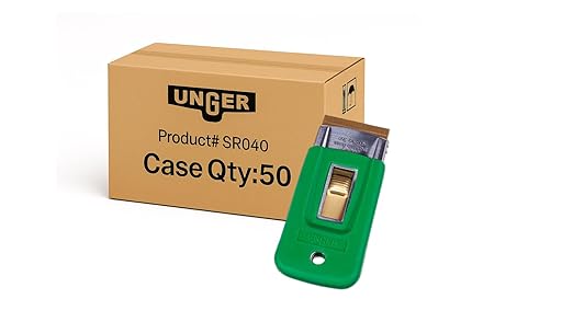 Unger-SR040CT Safety Scrapers , Green, 50 count (Pack of 1)