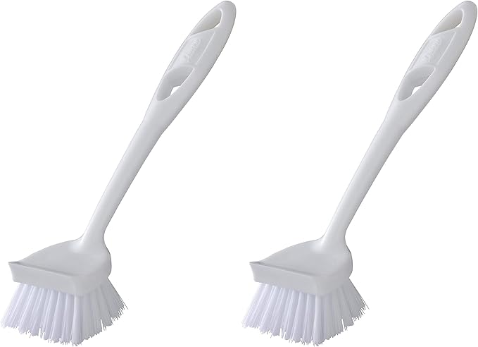 Quickie Dish Brush, Standard, White (Pack of 2)