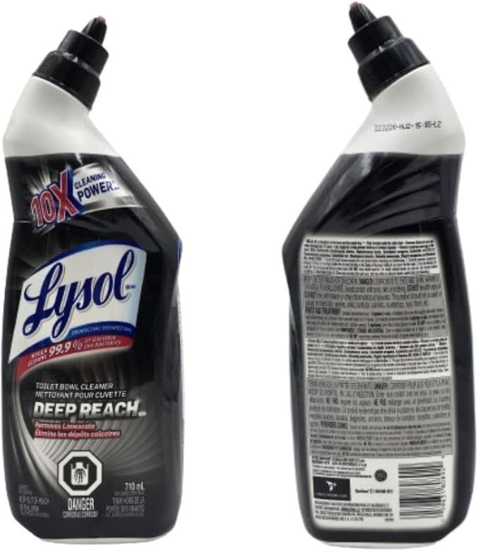 CAMEO LysoI DEEP REACH Toilet Bowl Cleaner | 24 Oz Bottle [710 ML] (4-Pack)