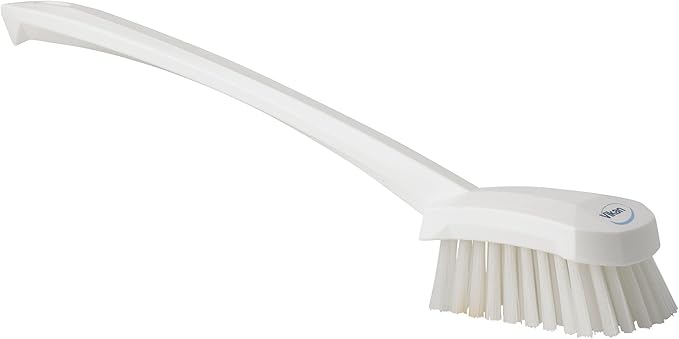 Vikan 41865 Brush,Washing,Stiff,15.75",PP/PBT,White