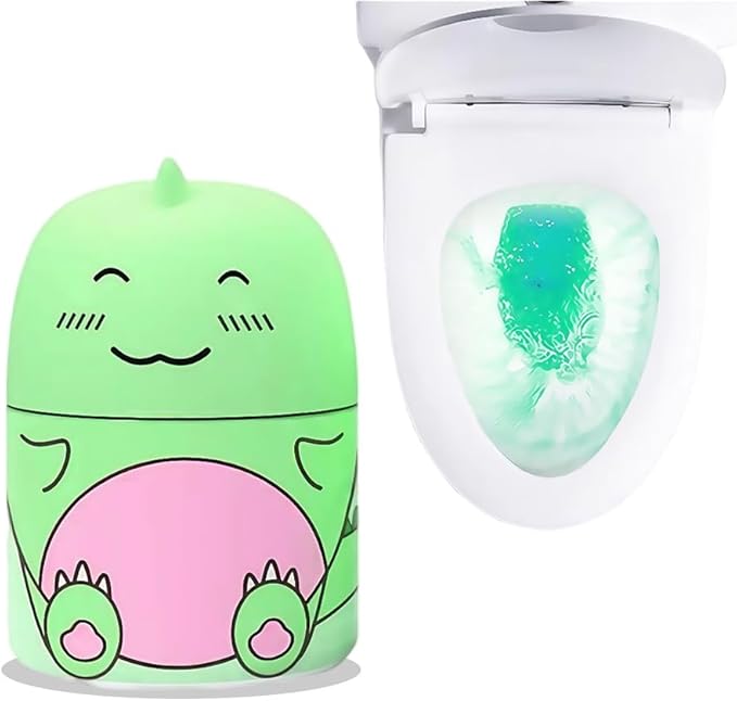 Toilet Cleaner & Toilet Deodorizer, Super Strong Toilet Bowl Cleaner for Removing Dirt, be Used for A Long Time (Green, 1Pc)
