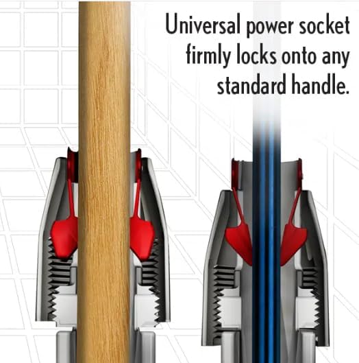 Unger Commercial SmartFit™ WaterWand™ 30" Heavy-Duty Floor Squeegee with 53" Aluminum Handle – Ideal for Removing Water and Dirt from Uneven Surfaces, Grouted Tile, and Non-Slip Flooring HM30K