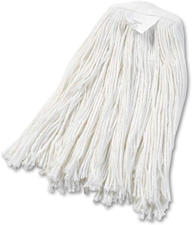 Boardwalk BWK2020REA Cut-End Wet Mop Head, Rayon, No. 20, White