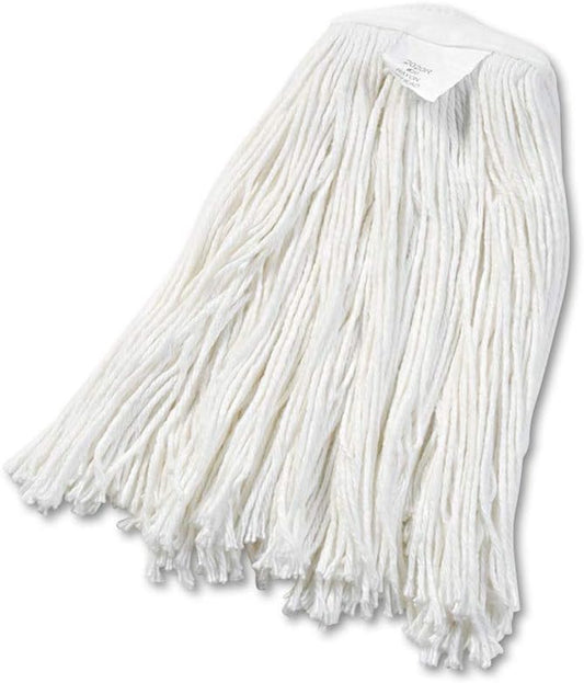 Boardwalk BWK2020REA Cut-End Wet Mop Head, Rayon, No. 20, White