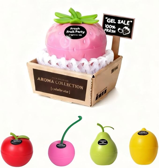 Scents Gel Odor Eliminator| Fruit Scent Blind Box Solid Air Fresheners for Home|6-8 Weeks Long-Lasting per Bottle| hristmas|Easter Gifts for Teen Girls Boys Daughter Mom Sister | 4.23 Ounce