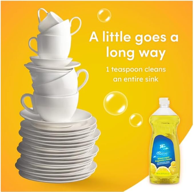 (2 pack) Ultra Strength Large Dishwashing Soap - Lemon Fresh Scent - 30 Fl. Oz