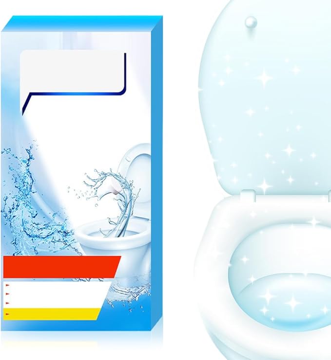Toilet Bowl Cleaner Tablets, 2026 New Drop-In Cleaner for Freshness, Deodorizing & Stain Removal (12 Pack)