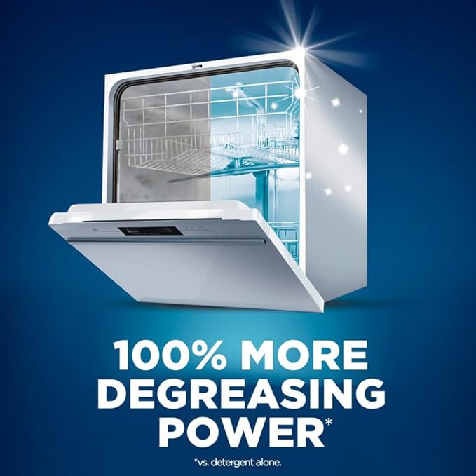 Finish In-Wash Dishwasher Cleaner: Clean Hidden Grease and Grime, 3 ct