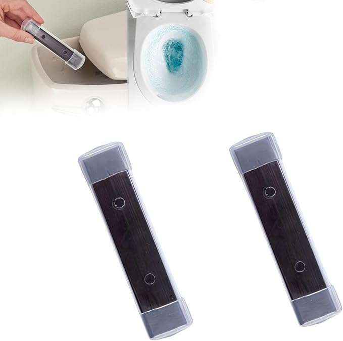 Toilet Magnets for Tank, Long Lasting Magnetic Tank Cleaner, No Chemicals No Staining Cleaning Supplies, for Household Bathroom (2PCS)
