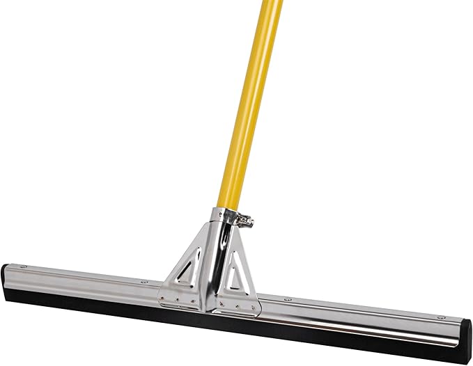 Restaurantware-RW Clean 21.5 Inch Floor Squeegee, 1 Heavy-Duty Squeegee Head Replacement - Handle Sold Separately, Large, Stainless Steel Garage Squeegee, Foam Blade, For All Types Of Floors