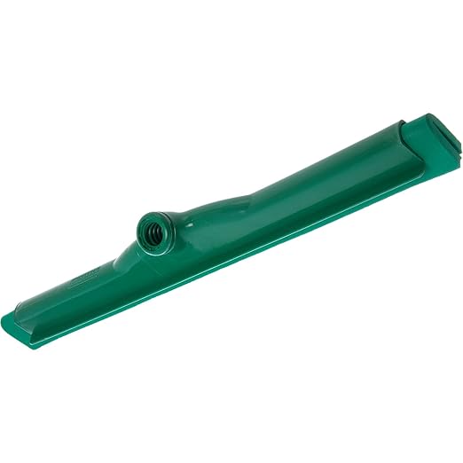 SPARTA 4156709 Plastic Double Foam Squeegee, Commercial Squeegee With Durable Contruction For Cleaning, Commercial, Residential, 18 Inches, Green