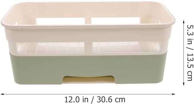 Multifunction Bathroom Organizer with Drawer, Drill-free Removable Shower Storage Rack, Plastic Shower Caddy for Toiletries and Countertop Storage Random Color