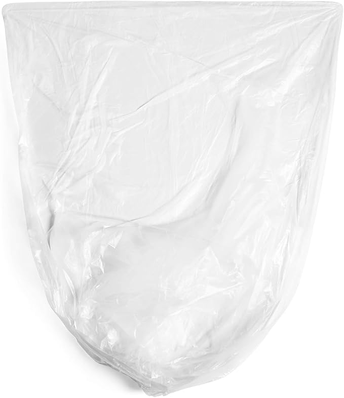 Aluf Plastics 12-16 Gallon Trash Bags - (Commercial 4000 Pack) - Source Reduction Series Value High Density 6 Micron Gauge (equiv) - Intended for Home, Office, Bathroom, Paper, Styrofoam(Pack of 4000)