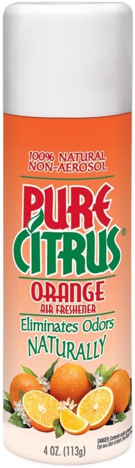 Pure Citrus NA228 Orange All-Natural Non-Aerosol Odor Eliminator, 4 fl. oz, 1 Pack