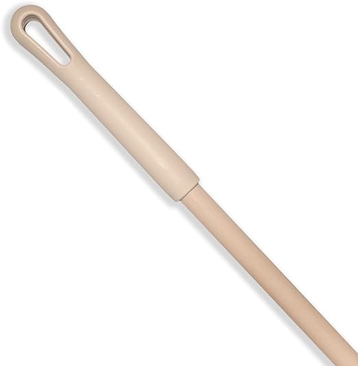 SPARTA 41225EC25 Fiberglass Broom Handle, Mop Handle, Replacement Handle With Acme Threaded Tip For Commercial Cleaning, 48 Inches, Tan