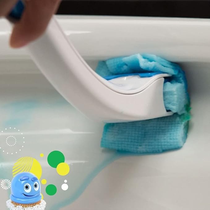 Scrubbing Bubbles Fresh Brush Flushables Refill, Toilet and Toilet Bowl Cleaner, Eliminates Odors and Limescale, Floral Fusion Scent, 10 Count (Pack of 1)