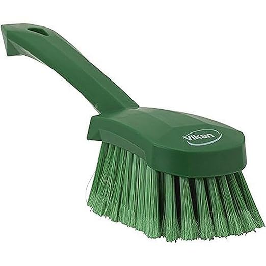 Vikan 41942 Brush,Washing,Soft-Split,10",PP/PBT,Green