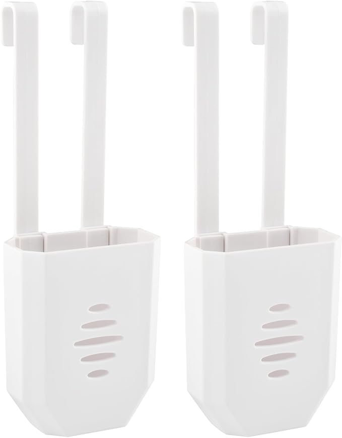 Toilet Tank Cleaning Tablet Holder,Hanging Bowl Cleaning Tablest Bracket,Keeping Tablets from Blocking Hole in Tank,Easy to Install,Fits Most Standard Toilet Tablets Tanks(2pcs)