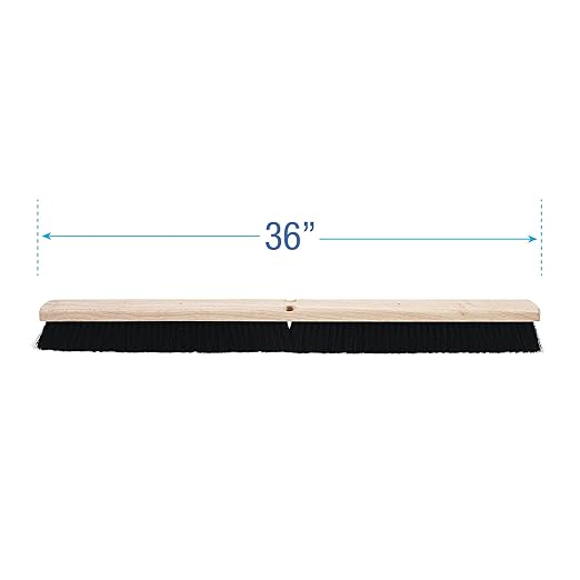 Boardwalk 20236 Floor Brush Head, 2 1/2" Black Tampico Fiber, 36"