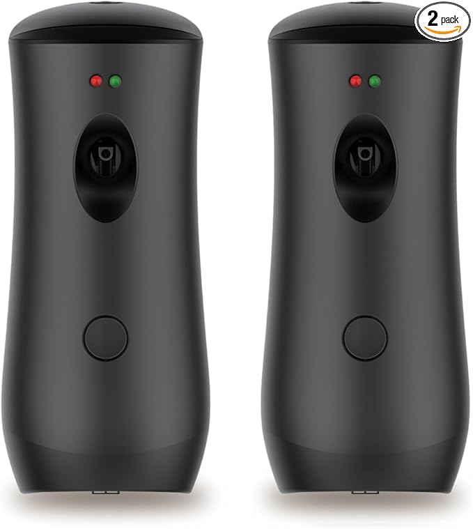Automatic Air Freshener Spray Dispenser (2-Pack), Free Standing or Wall Mounted Adjustable Aromatherapy Machines for Home, Indoor, Bathrooms, Offices, Hotels and Commercial Places (B-01)