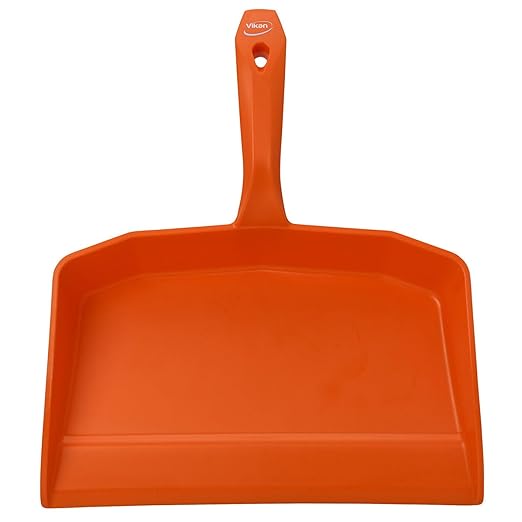 Vikan 56607 Dust Pan,11.5",PP,Orange
