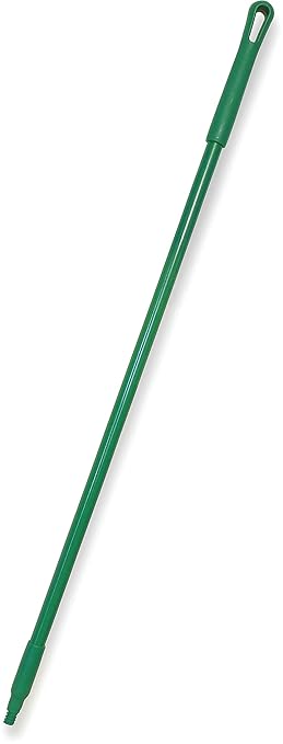 SPARTA 41225EC09 Fiberglass Broom Handle, Mop Handle, Replacement Handle With Acme Threaded Tip For Commercial Cleaning, 48 Inches, Green