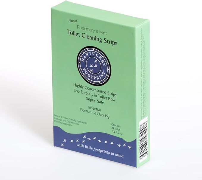 Toilet Bowl Cleaner Strips | 24 Strips | Concentrated Dissolving Sheets