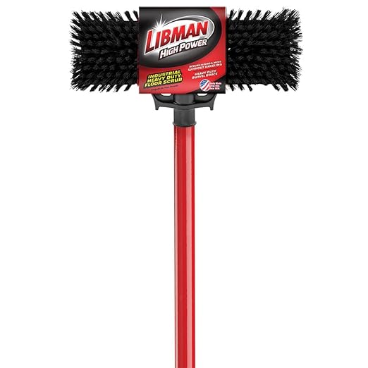 Libman Industrial Heavy Duty Floor Scrub with Swivel Head