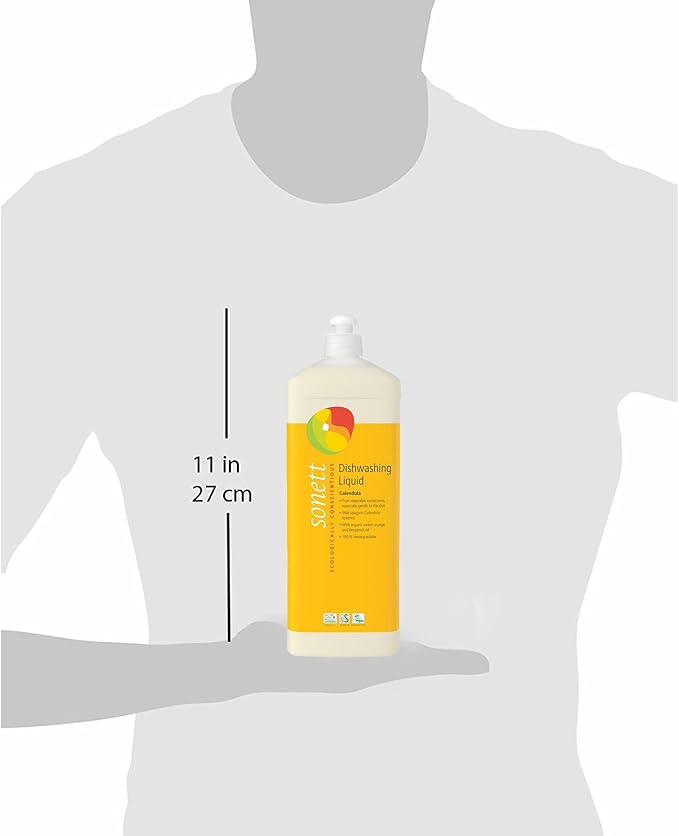 Sonett Organic Dishwashing Liquid Calendula - 34 fl.oz (Pack of 1)