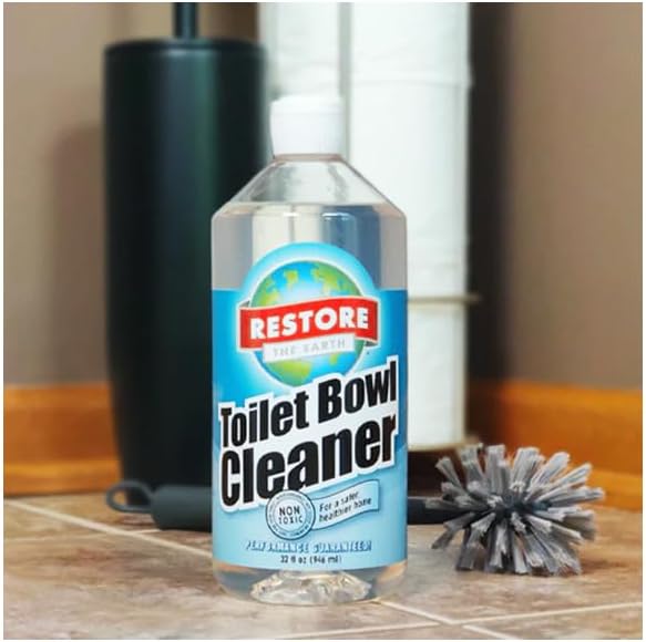 Restore Naturals Toilet Bowl Cleaner Multi Surface Powerful Stain Remover for Bathroom - 32 Fl. Oz.