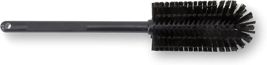 SPARTA Large Water Bottle Brush Ideal for Wide-Mouth Jars, Bottles and Tumblers, Dishwashing Tool with Handle for Home and Commercial Kitchens, Plastic, 16 Inches, Black, (Pack of 4)