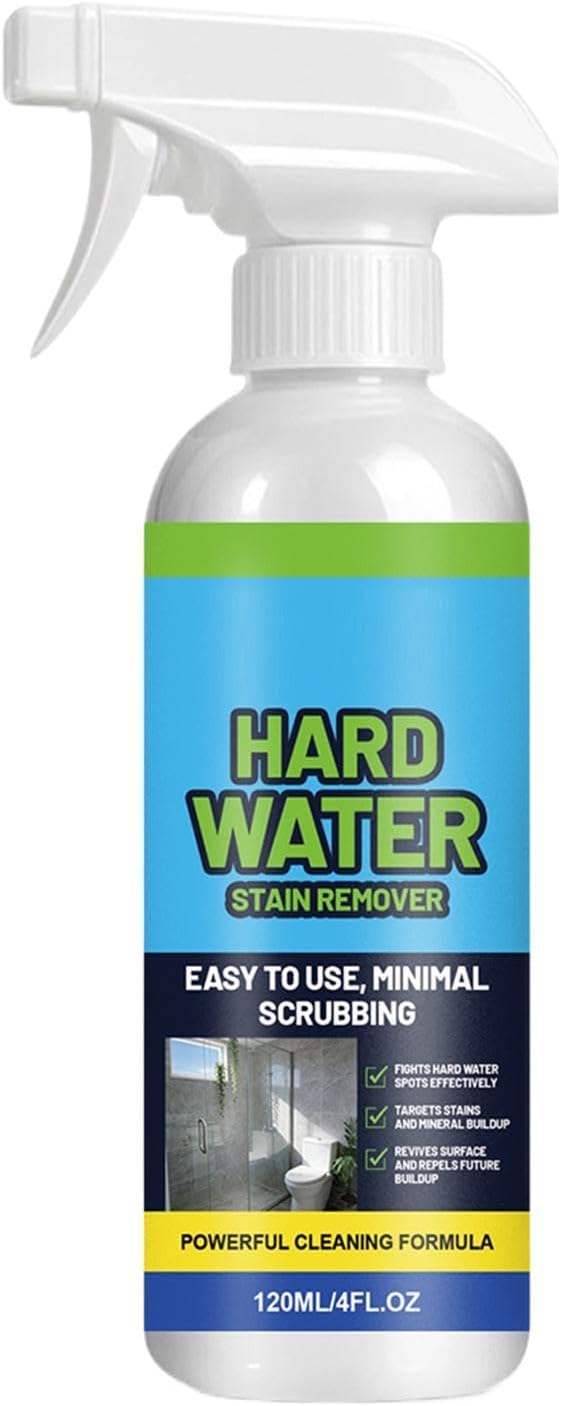 Hard Water Remover – Limescale Cleaner Spray, Glass Shower Stain Eliminator, No Rinse Formula | Long Lasting Protective Coating Solution For Bathroom Surfaces Care