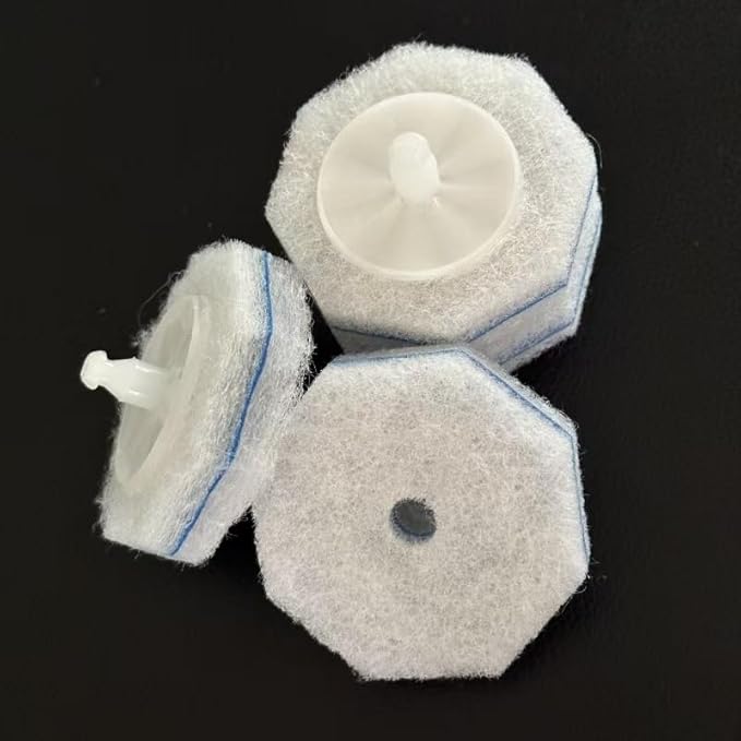 30 Ct Disposable Toilet Wand Refills, Toilet Bowl Cleaner Scrubbing Pads, Unscented Preloaded Refills, Compatible with Most Wand Handles