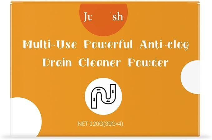 Drain Unclogging Cleaning Powder for Home Kitchen and Bathroom - Rapidly Dissolve Grease, Hair & Blockages, Easy-to-Use Formula(1PCS)