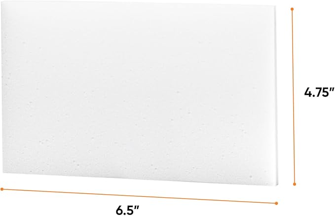Superio Miracle Eraser Thin Sheets - 12 Count - Multi-Surface Cleaning Pads, No Chemicals Needed, Scratch-Free
