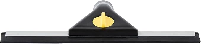 Restaurantware-Clean Tek Professional 9.84 Inch Window Squeegee, 1 Window Cleaning Squeegee with Rubber Blade - All-Purpose, for Mirror Or Glass Door, Black Plastic Wiper with Aluminum Frame