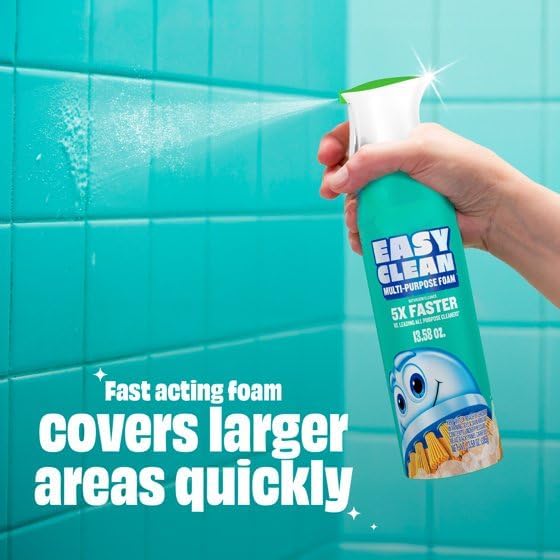 S'crubing B'ubles Easy Clean Multi-Purpose Bathroom Cleaner, Foam Spray, 13.58 oz, 1 Pack