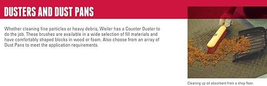 Weiler 71079 Dust Pan, Extra Wide (Pack of 12)
