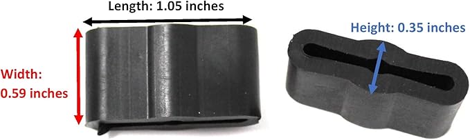 Dishwasher Sleeve Friction Pad Replacements 8268961 Compatible with Whirlpool Kenmore (4)
