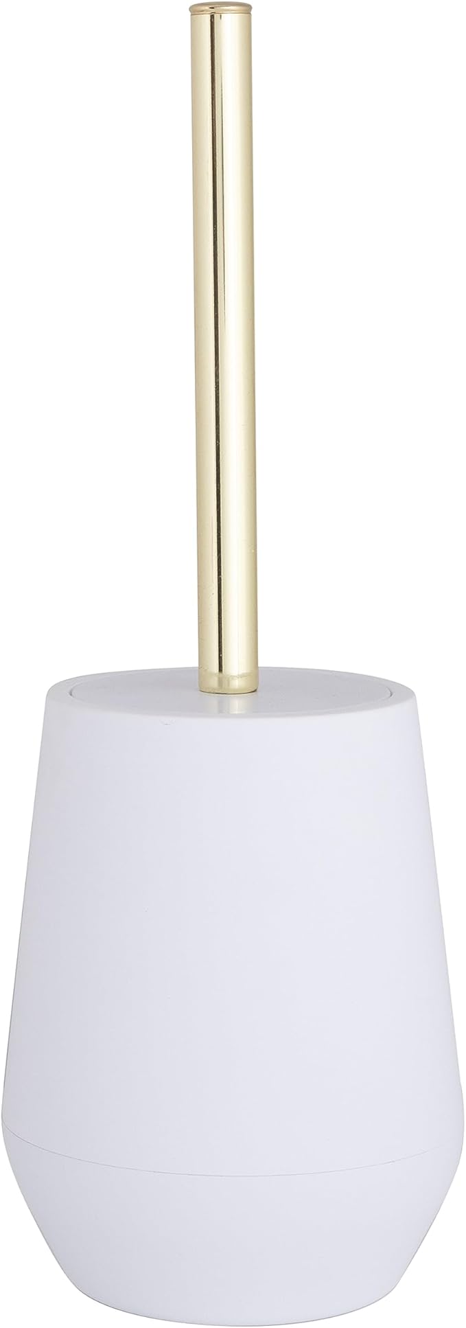 Bath Bliss Soft Toilet Brush | Bathroom Cleaning | Rust Resistant | 360 Degree Bristle Brush | White