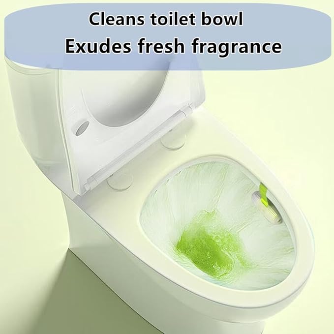 5pcs/set Toilet Bowl Scent Stick, Natural Fresh Aroma Toilet Bowl Cleaner, Dense Foam, Toilet Fragrance Stick Placed at Outlet, 5 Pack/set Last for 2 Month, Automatic Toilet Bowl Cleaner