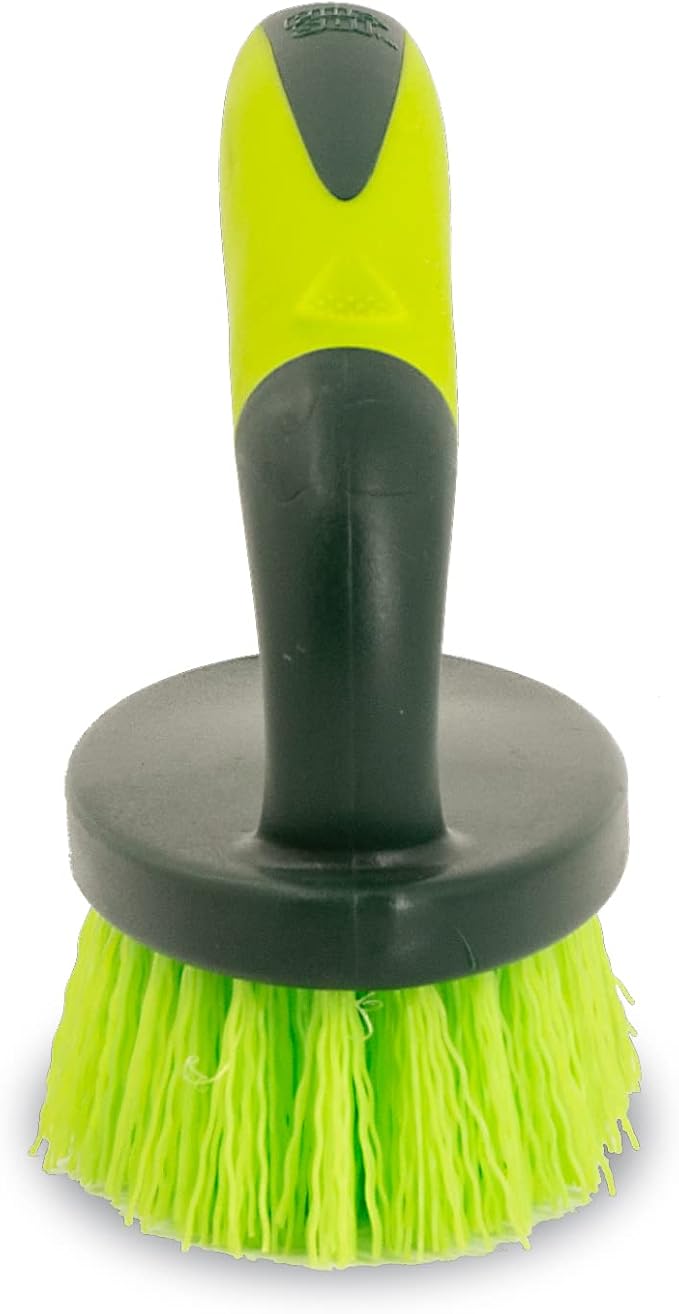 Pine-Sol Heavy Duty Scrub Brush – Comfort Grip | Iron Handle Design | All-Purpose Scrubber for Cleaning Kitchen, Bathroom, Sinks, Tubs, Floors